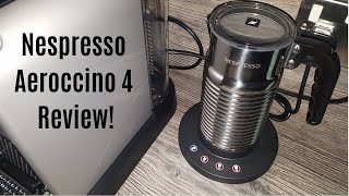 Nespresso Aeroccino 4 Milk Frother Review  Worth upgrading from the Aeroccino 3 [upl. by Renfred]