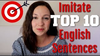 How to Pronounce TOP 10 English Sentences [upl. by Edmanda359]