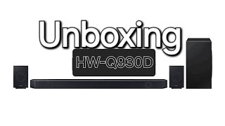 HWQ930D Unboxing  Samsung Soundbar  2024 [upl. by Kort]