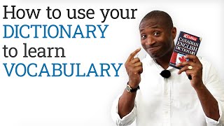 How to use your dictionary to build your vocabulary [upl. by Eaneg]