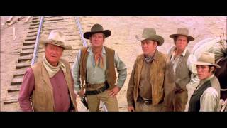 John Wayne Westerns Collection The Train Robbers  quotLiarquot Clip [upl. by Aritak]