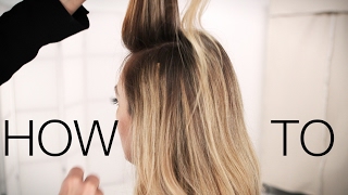 Clip In Hair Extensions  How To Apply [upl. by Shanda]