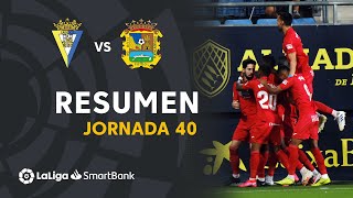 Resumen de Cádiz CF vs CF Fuenlabrada 01 [upl. by Knah467]