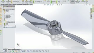 LAB 8A  Hélice tutoriel SolidWorks [upl. by Airlie]