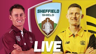 LIVE Western Australia vs Queensland  Day 3  Sheffield Shield [upl. by Ermeena101]