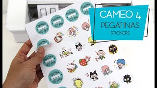 PegatinasStickers con tu Silhouette Cameo 4 [upl. by Akinot]