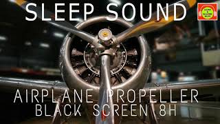 AIRPLANE SOUND FOR SLEEPING  WHITE NOISE FOR RELAXING  asmrsounds  blackscreen 8hours 😴🎧✈️ [upl. by Adnilemreh]