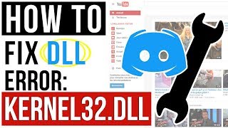 How to Fix Kernel32dll missing errorDISCORD  KERNEL32dll Entry Point Error FIX Windows 7 2020 [upl. by Grous]