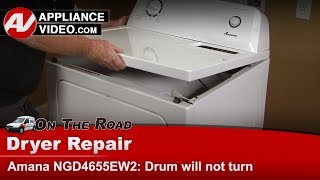 Amana Dryer Repair  No Tumble  Drive Belt [upl. by Placidia]