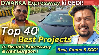 DWARKA EXPRESSWAY ki Gedi 😀🔥  Top 40 Projects Overview Tour Residential Commercial SCO Plots [upl. by Matheny401]