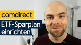 ETFSparplan bei comdirect einrichten [upl. by Ev]