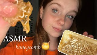 ASMR Eating Honeycomb🍯 Mouth Sounds [upl. by Ynehteb]