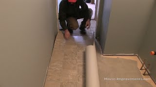 How To Install Vinyl Flooring [upl. by Jehias]