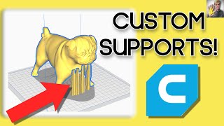 How to Use Custom Supports in Cura [upl. by Ybab917]