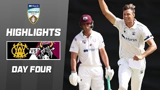 Western Australia v Queensland  Sheffield Shield 202324  Day 4 [upl. by Igor829]