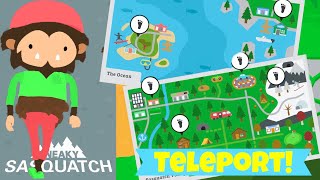 How To Unlock Every Teleportation Spot  Sneaky Sasquatch [upl. by Evadnee90]