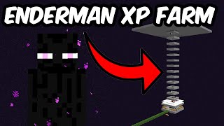 Minecraft Enderman XP Farm 1214  SIMPLE DESIGN [upl. by Eadie]