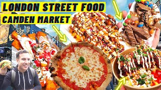 London STREET FOOD  CAMDEN Market  MUST TRY [upl. by Ellerd]