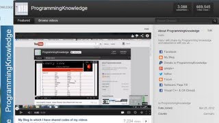 Welcome to ProgrammingKnowledge Youtube Channel [upl. by Isborne48]