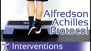 Alfredson Achilles Tendinopathy Rehab Protocol [upl. by Aiem]