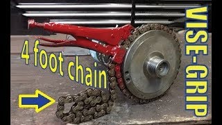 DIY Chain Vice Grips Clamp [upl. by Alleynad]