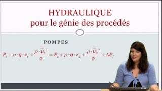 HYDRAULIQUE  introduction aux pompes [upl. by Machute]