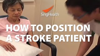 How To Position A Stroke Patient [upl. by Yclehc]