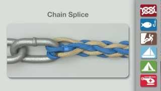 Chain Splice  How to Tie a Chain Splice [upl. by Ameyn669]