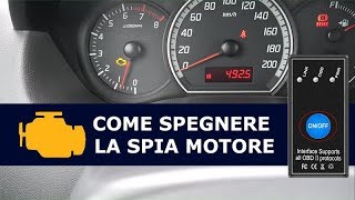 COME SPEGNERE la Spia Motore dellAuto con Questo Accessorio Economico [upl. by Kubetz]