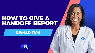 How To Give A Handoff Report [upl. by Anovahs559]