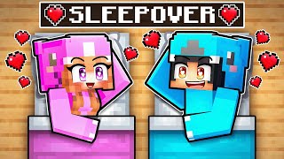 Omz amp Lily SLEEPOVER in Minecraft [upl. by Stanfill804]