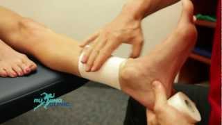 Shin Splints taping medial tibial stress syndrome [upl. by Lednyc]