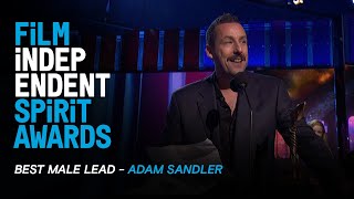 ADAM SANDLER wins Best Male Lead for UNCUT GEMS at the 35th Film Independent Spirit Awards [upl. by Rehpotsyrk185]