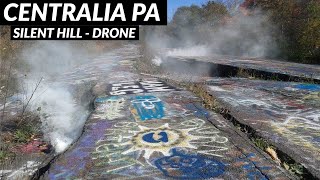 Centralia Pa  Silent Hill  Abandoned Ghost Town  Drone [upl. by Elmajian]