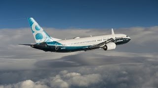 Boeing completes first flight of the 737 MAX [upl. by Shaper]