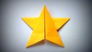 Origami  How to make a STAR [upl. by Narat]