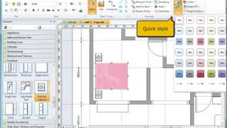 Create a floor plan in EdrawMax [upl. by Tamara]