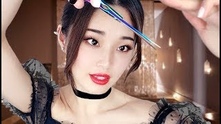 ASMR Relaxing Hair Salon  Haircut  Shampoo  Styling [upl. by Horodko]