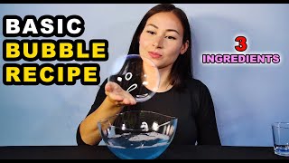 How to make a BASIC BUBBLE RECIPE [upl. by Aitekram]