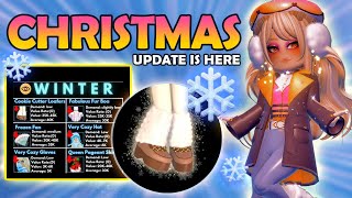 Do THIS In The New WINTER Update ❄ Royale High Christmas Update amp Tips [upl. by Melentha]