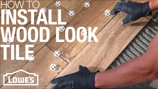 How To Install Wood Look Tile [upl. by Land]