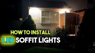 Soffit Lighting  Install Tips and Techniques [upl. by Neumark]