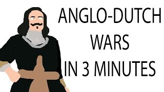 AngloDutch Wars  3 Minute History [upl. by Rukna]