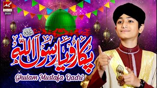 New Rabi Ul Awal Title Naat 2020  Pukaro Ya Rasool Allah ﷺ  Ghulam Mustafa Qadri [upl. by Calderon]