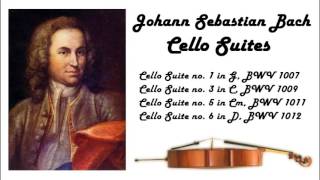 Johann Sebastian Bach  Cello suites in 432 Hz great for reading or studying [upl. by Frum]