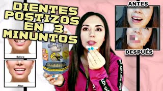 DIENTES POSTIZOS EN 3 MINUTOS [upl. by Perzan612]