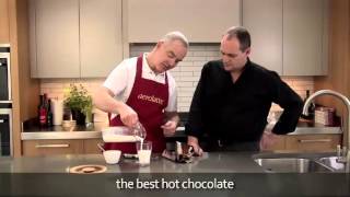 How to make a hot chocolate using an aerolatte milk frother [upl. by Eatnoed685]