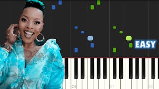 Nomcebo Zikode  Xola Moya Wami ft Master Kg  EASY PIANO TUTORIAL by SAPiano [upl. by Cchaddie]