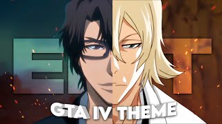 Aizen x Urahara  GTA IV Theme Edit [upl. by Annek]